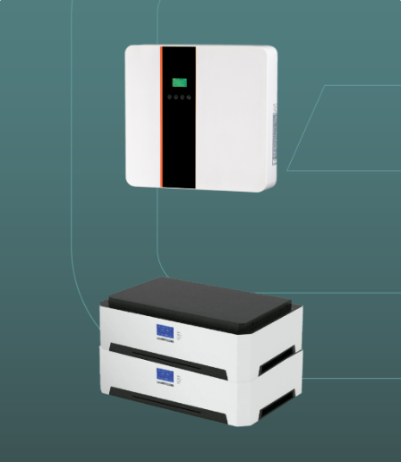 KIT M3 (ES48120T - Batería Litio 51.2V 120AH (APILABLE) X2 6KL1 - Inversor híbrido EasyCharge 6Kw monofásico)